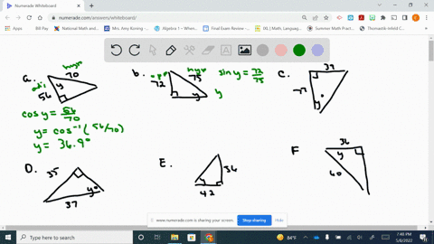 find-the-angle-y-in-each-triangle-38595