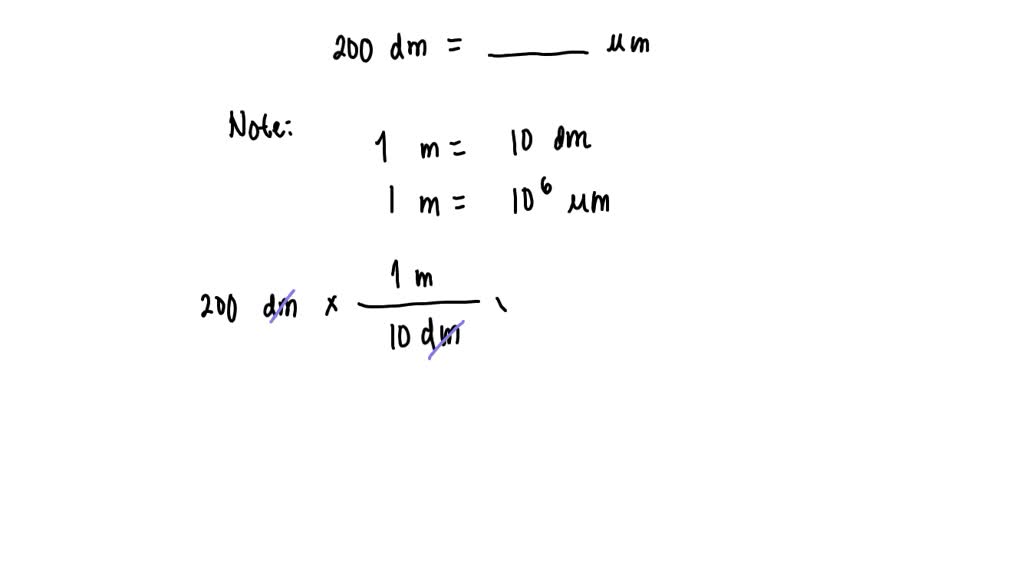 SOLVED: how many micrometers are in 200 decimeters