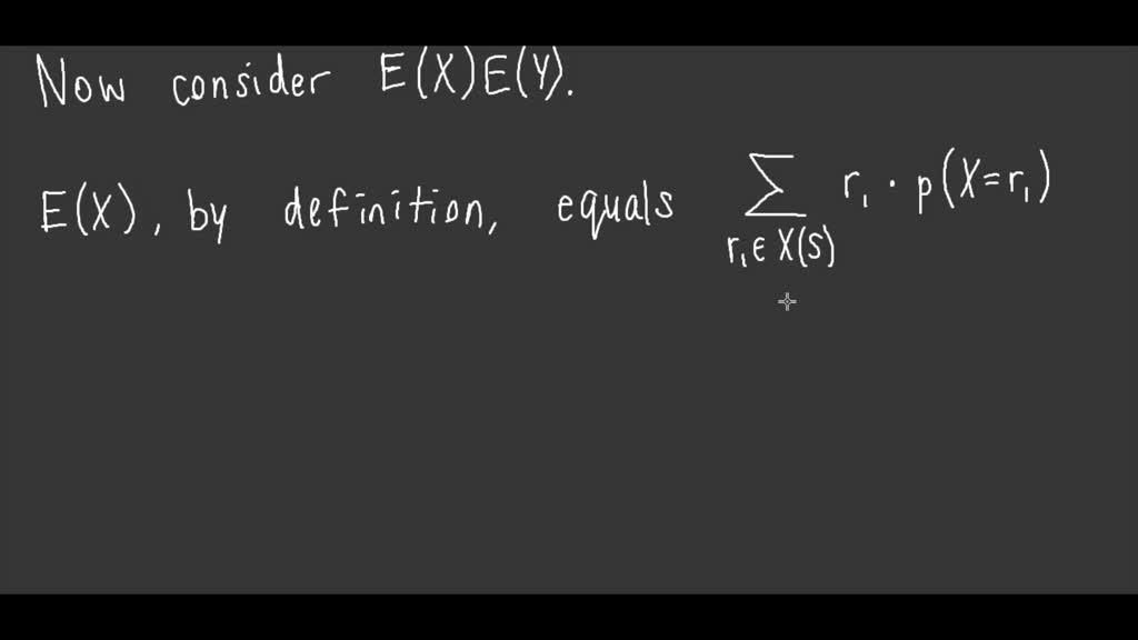 SOLVED Show That If X And Y Are Independent Discrete Random Variables solved-show-that-if-x-and-y-are-independent-discrete-random-variables