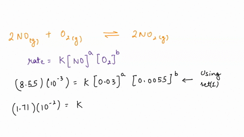determine-the-rate-law-and-the-value-of-k-for-the-following-reaction-using-the-data-provided-2-nog-o2g-2-no2g-noi-m-o2i-m-initial-rate-m-1s-1-0030-00055-855-x-10-3-0030-00110-171-x-10-2-0060-92262