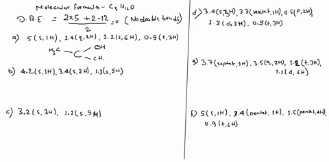 1-based-on-the-1h-nmr-data-provided-deduce-the-structures-of-each-of-the-compounds-below-where-the-molecular-formula-for-each-compound-is-c5h12o-a-5-s-1h-14-q-2h-12-s-6h-09-t-3h-b-42-s-1h-34-05538
