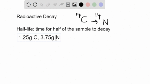 the-isotope-carbon-14-decays-over-time-into-nitrogen-14-with-a-half-life-of-5730-years-suppose-that-you-find-a-fossil-that-contains-125-grams-of-carbon-14-and-375-grams-of-nitrogen-14-how-ol-32438