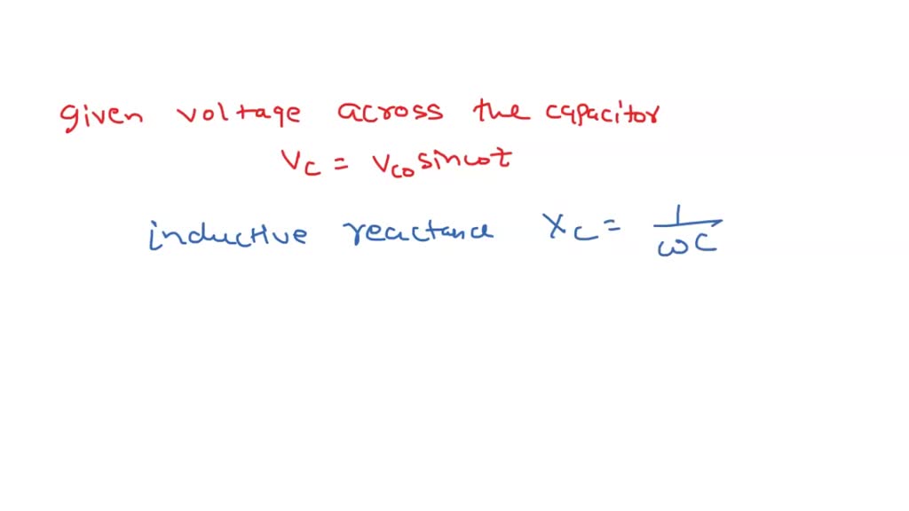 SOLVED A Resistor and Capacitor in Series AC Circuit resistor with