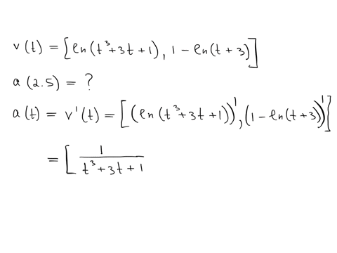 for-time-tz-0-particle-moves-in-the-xy-plane-with-velocity-vector-given-by-vt-int-3-3t1-1-int-3-_-what-is-the-particles-acceleration-vector-at-time-t-25-06445