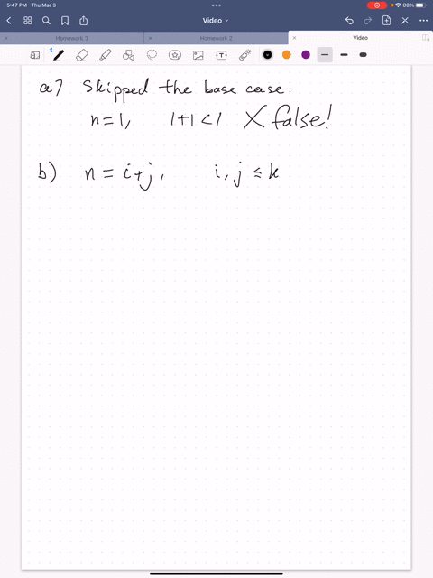 for-each-of-the-proofs-below-explain-the-error-in-reasoning-claim-for-all-integers-n-2-1-n1-n-proof-we-use-induction-to-show-for-all-integers-n-1-n-1-n-for-the-induction-step-suppose-pk-is-t-17134