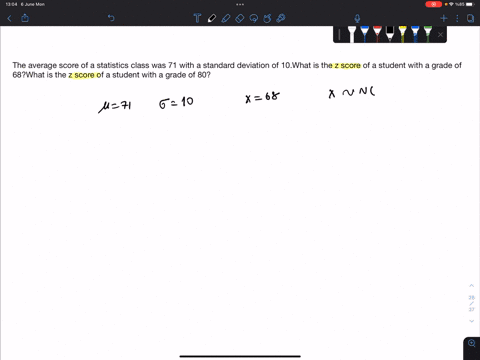 the-average-score-of-a-statistics-class-was-71-with-a-standard-deviation-of-10what-is-the-z-score-of-a-student-with-a-grade-of-68what-is-the-z-score-of-a-student-with-a-grade-of-80-21927
