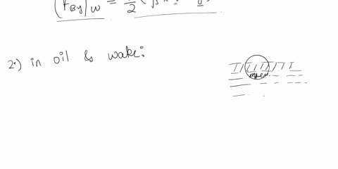 a-plastic-sphere-has-a-density-that-is-greater-than-oil-but-less-than-water-when-itis-placed-in-cylinder-containing-water-it-is-exactly-half-submerged-explain-why-when-oil-poured-on-top-of-w-03713
