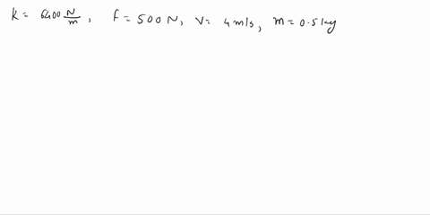 an-electric-motor-is-supported-on-a-spring-and-dashpot-the-spring-has-a-stiffness-of-6400nm-and-dashpot-offers-resistance-of-500n-at-4msec-an-unbalance-mass-of-05-kg-rotates-at-50mm-radius-a-76331