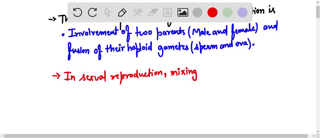 SOLVED: state the basic requirement of sexual reproduction. write the  importance of such reproduction in nature