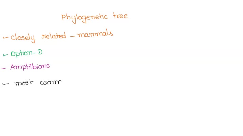 SOLVED: Texts: options to choose from: common ancestor, monotreme