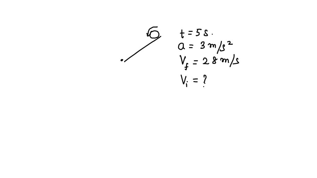 SOLVED A ball rolls down a ramp for 5 seconds. It accelerated 3 m/s^2