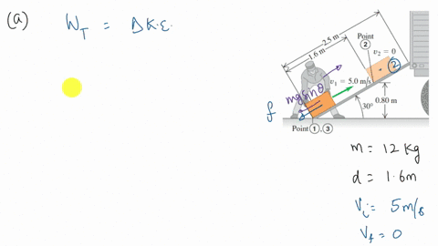 we-want-to-slide-a-12-kg-crate-up-a-25-m-long-ramp-inclined-at-30-degrees-a-worker-ignoring-friction-calculates-that-he-can-do-this-by-giving-it-an-initial-speed-of-50-ms-at-the-bottom-and-letting-it-