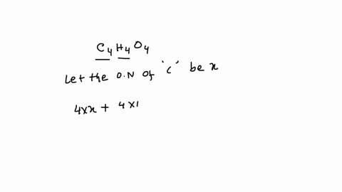 what-is-the-oxidation-number-of-carbon-in-fumaric-acid-c4h4o4-a-zero-b-1-c-2-d-1-e-2