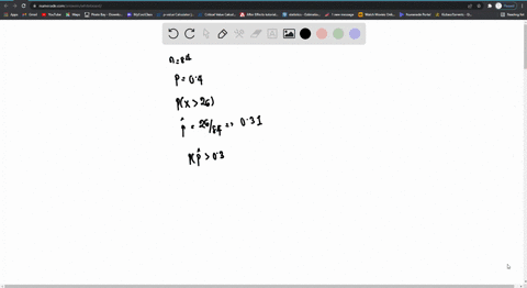 use-the-normal-approximation-to-find-the-indicated-probability-the-sample-size-is-n-the-population-proportion-of-successes-is-p-and-x-is-the-number-of-successes-in-the-sample-n-84-p-04-px-26-65861