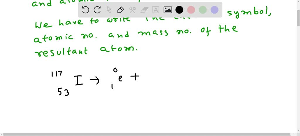 SOLVED: QUESTION Bromine-75, undergoes positron emission. If bromine-75 ...