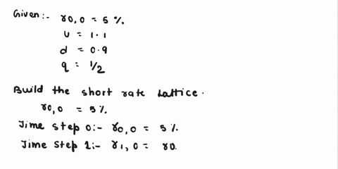 questions-1-6-should-be-answered-by-building-an-n10-period-binomial-model-for-the-short-rate-rij-the-lattice-parameters-are-r005-u11-d09-and-q1q12-do-not-answer-unless-you-do-so-using-lattic-92223