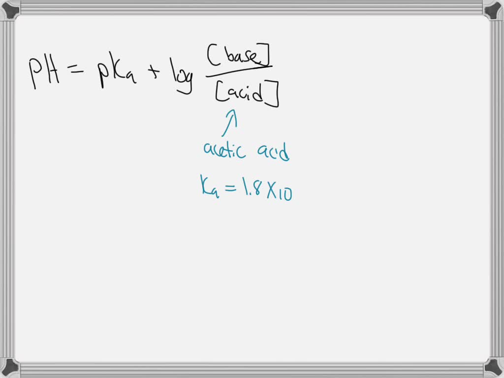 SOLVED How do you use the HendersonHasselbalch equation to calculate
