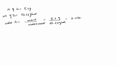 how-many-liters-of-hydrogen-gas-will-be-produced-by-56-g-of-zinc-at-stp-zn-hcl-zncl_2-h_2-20133