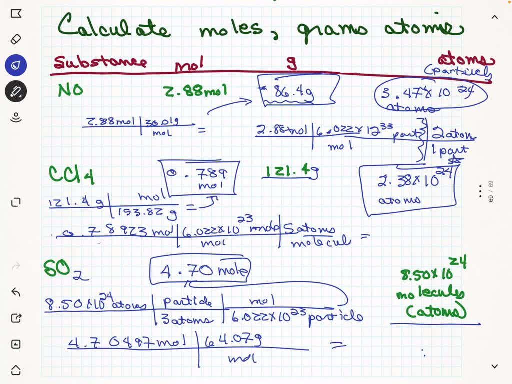 Solved For the data shown on the following table, determine