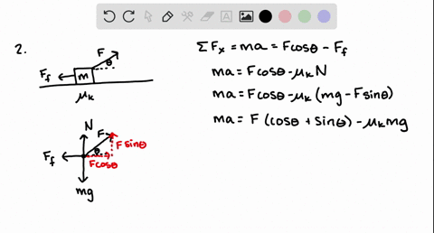 1-a-3kg-block-is-at-rest-on-a-table-the-static-friction-coefficient-between-the-box-and-the-table-is-040-and-the-kinetic-friction-coefficient-is-010-a-10n-horizontal-force-is-applied-to-the-box-what-i