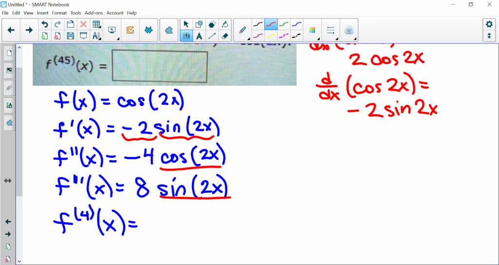 solved-find-the-45th-derivative-of-y-cos-2x-f-45-x