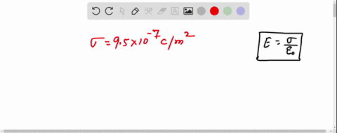 the-magnitude-of-the-surface-charge-density-of-two-large-conducting-plates-that-carry-an-equal-and-opposite-charges-is-95-x-10-7-cm2-the-separation-distance-between-plates-is-80-mm-calculate-07011