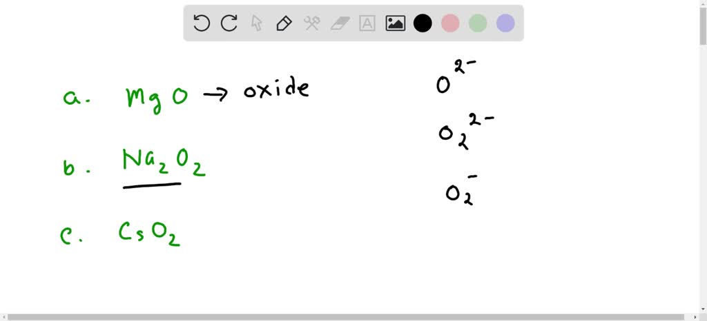 SOLVED: Classify each of the following compounds as an oxide, a ...