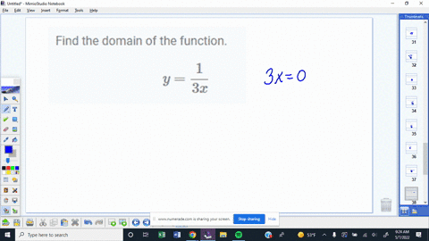 find-the-domain-of-the-function-yfrac13-x-19233