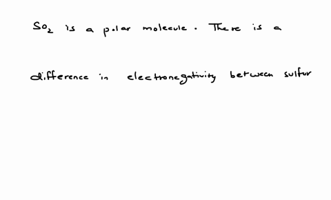 what-is-the-polarity-of-so2