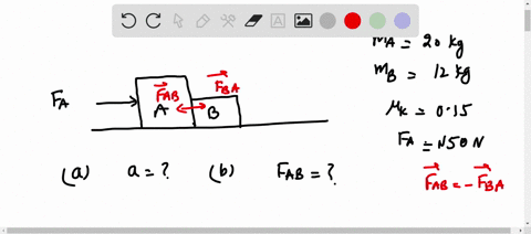 the-diagram-below-shows-two-boxes-which-are-initially-at-rest-when-a-force-f-a-1500-nis-applied-to-box-a_-both-boxes-have-a-coefficient-of-friction-mk-0-150-with-the-rough-horizontal-surface-64662