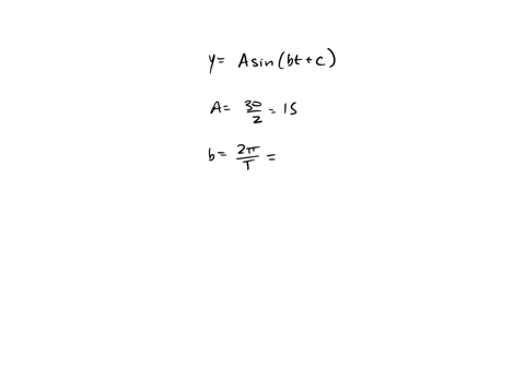 an-object-suspended-from-a-spring-is-oscillating-up-and-down-the-distance-from-the-high-point-to-the-low-point-is-30-cm-and-the-object-takes-4-seconds-to-complete-5-cycles-for-the-first-few-46964