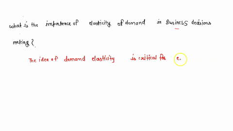 what-is-the-importance-of-elasticity-of-demand-in-business-decisions-making-85453