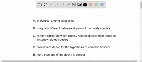 the-dna-sequence-for-the-same-gene-found-in-several-species-of-mammals-a-is-identical-among-all-spec-60022