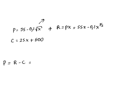 find-the-price-that-will-maximize-profit-for-the-demand-and-cost-functions-where-p-is-the-price-x-is-the-number-of-units-and-c-is-the-cost-cost-function-c-25x-500-demand-function-p-55-01vx-p-57313