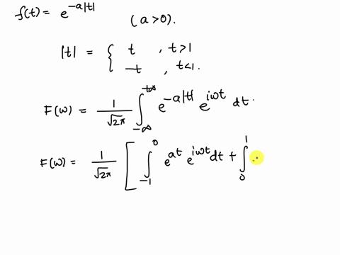 i-will-be-grateful-if-you-can-answer-quickly-derive-the-fourier-transform-of-the-double-sided-exponential-fte-all-a-0-b-derive-the-fourier-transform-of-the-signal-ft-x3t-7-78685