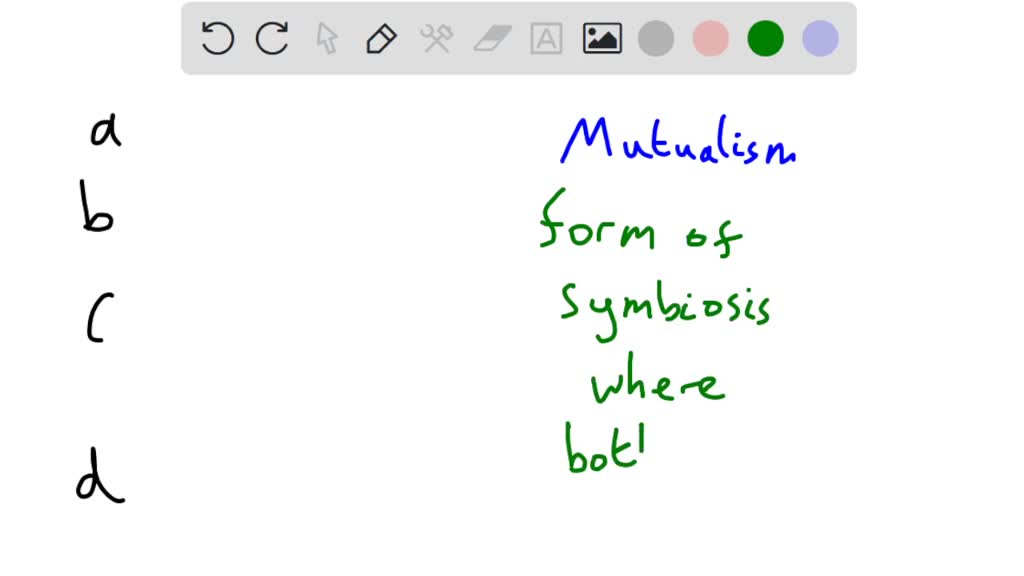SOLVED: Which of the following describes a mutual relationship? A pack