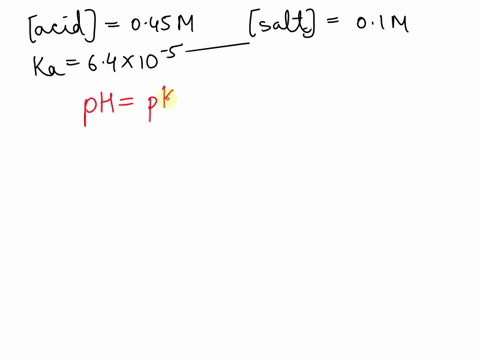 what-is-the-ph-for-a-buffer-that-consists-of-045-m-benzoic-acid-cghcooh-and-010-m-potassium-benzoate-cohscook-ka-of-chcooh-644-10-5-227-354-916-484-1046-94204