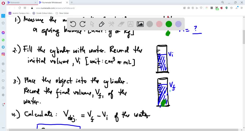 SOLVED how to determine the density of a solid (denser than water
