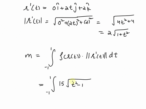center-of-mass-of-a-curved-wire-a-wire-of-density-delta-x-y-z-15-sqrt-y-2-lies-along-the-curve-mathb-58568