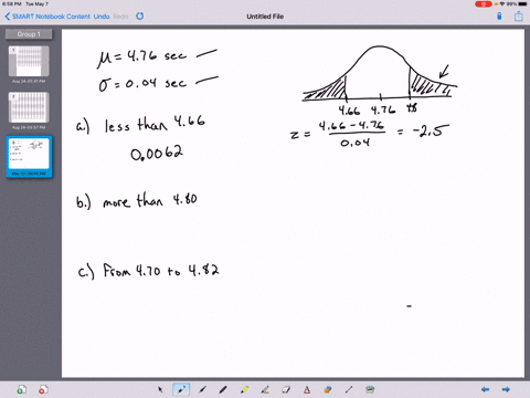 the-burming-time-of-an-experimental-rocket-is-a-random-variable-having-the-normal-distribution-with-mu476-seconds-and-sigma004-seconds-what-is-the-probability-that-this-kind-of-rocket-will-burn-a-less