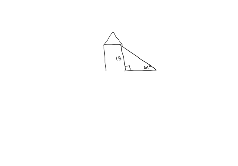 a-ladder-leans-against-the-side-of-a-house-the-angle-of-elevation-of-the-ladder-is-61-and-the-top-of-the-ladder-is-13-ft-above-the-ground_-find-the-distance-from-the-bottom-of-the-ladder-to-55408