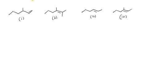 arrange-the-following-alkenes-in-order-of-increasing-stability-put-the-least-stable-first-aiiii-ivill-b-ili-iv-ii-ciiiiv-div-il-ill-il-61859