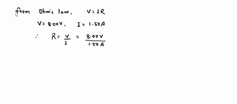 a-resistor-that-obeys-ohms-law-has-a-current-of-150-a-when-the-voltage-across-it-is-800-volts-if-a-current-of-375-a-exists-in-the-resistor-what-is-the-voltage-across-the-resistor-93659
