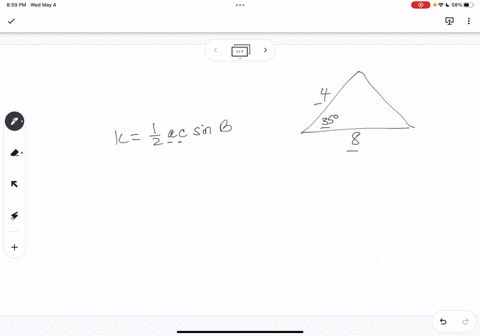 find-the-area-k-of-the-triangle-k-square-units-round-to-two-decimal-places-as-needed-40322