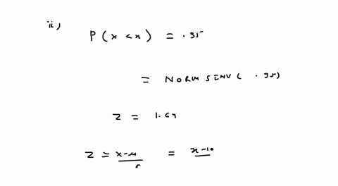 assume-that-x-is-normally-distributed-with-a-mean-of-10-and-a-standard-deviation-of-2-i-determine-the-value-for-x-that-solves-each-of-the-following-pxx05-b-pxx095-ii-what-is-p6x14-76951