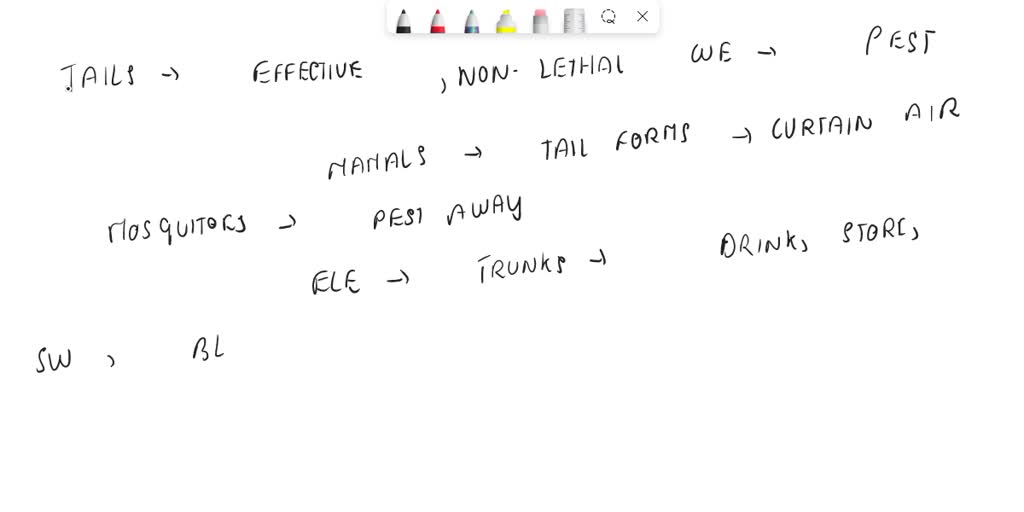 SOLVED Why do elephants have pointy tails? answer key?