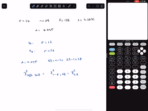 a-standardized-test-is-given-to-a-sixth-grade-class-historically-the-test-scores-have-had-a-standard-deviation-of-1616-the-superintendent-believes-that-the-standard-deviation-of-performance-02753