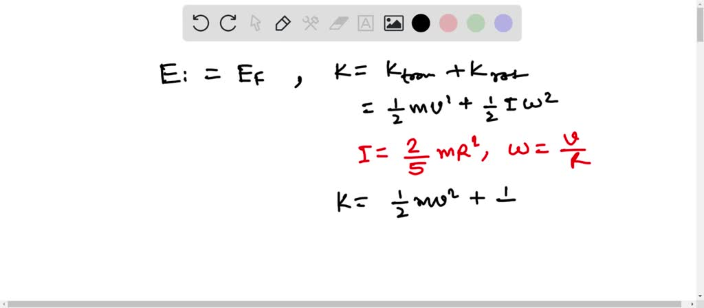 SOLVED: A solid sphere of mass 3.3 kg and radius 0.19 m is released ...