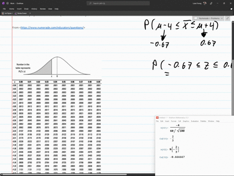 a-population-has-a-mean-of-400-and-a-standard-deviation-of-60-suppose-a-sample-of-size-100-is-selected-and-is-used-to-estimate-use-z-table-what-is-the-probability-that-the-sample-mean-will-b-54852