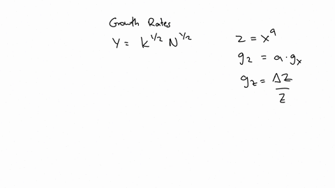 consider-the-production-function-ykn-where-y-is-output-k-is-capital-and-n-is-the-number-of-workers-labor-assume-that-n-is-constant-and-equal-to-1-note-that-if-z-xa-then-gz-agx-where-g-and-gx-75906